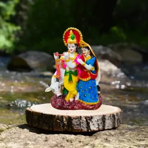 Buy Online Radha Krishna Cow small