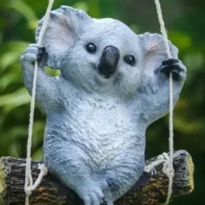 DIWALI Koala on a Swing Figurine