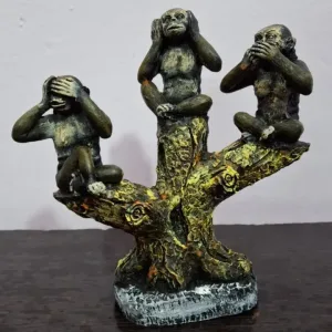 DIWALI Three Wise Monkeys Figurine