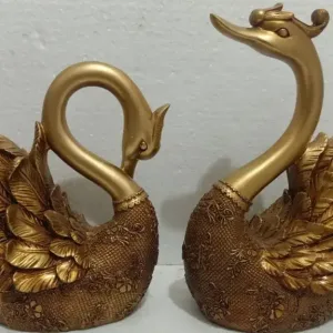 DIWALI Pair of Swan Figurines