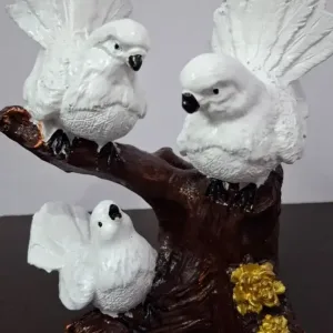 DIWALI Three Doves on a Branch Statue