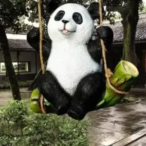 DIWALI Swinging Panda Figurine