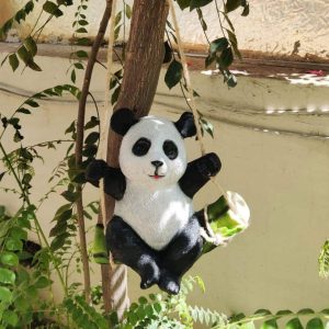 PANDA ON SWING