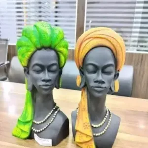 DIWALI African Women with Traditional Head Wraps