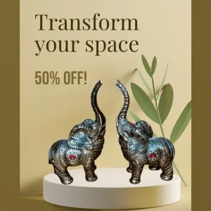 Buy Online Elephant Pair