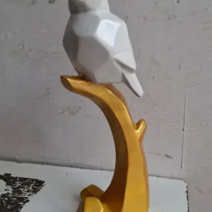 DIWALI White Bird on Golden Branch