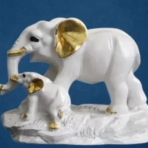 Elephant Family Figurine