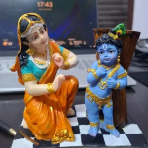 DIWALI The Loving Krishna and Yashoda Figurine