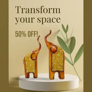 Buy Online Elephant Pair New