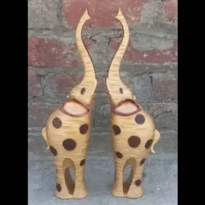 DIWALI Elegant Elephant Pair Statue