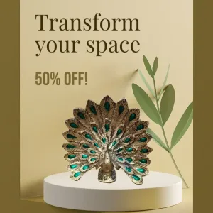 Buy Online Peacock Dancing