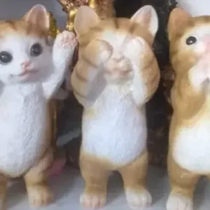 DIWALI Cute Cat Pair