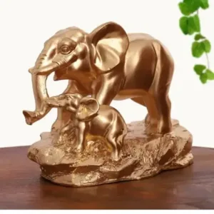 DIWALI Golden Elephant Family